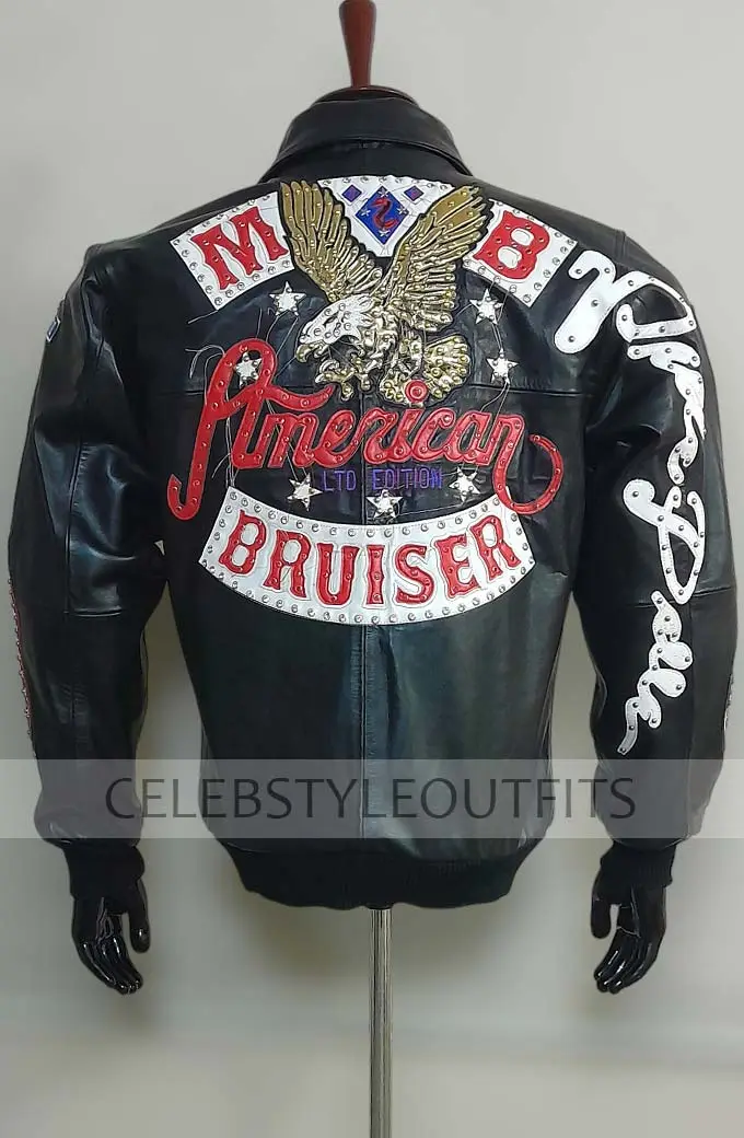 American Bruiser Pelle Pelle LTD Edition Black Bomber Jacket american-bruiser-pelle-pelle-ltd-edition-jacket