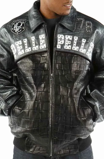 Last Man Standing Pelle Pelle MB 1978 Block Bomber Jacket