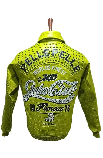 Famous Soda Club Pelle Pelle 1978 Worlds Finest Bomber Jacket