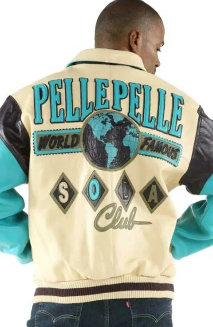 Soda Club Pelle Pelle World Famous MB 1978 White Bomber Jacket pelle-pelle-1978-world-famous-soda-club-jacket