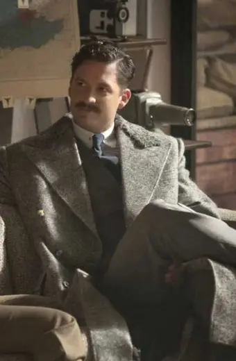 Thomas Wayne Ben Aldridge Pennyworth Grey Wool Trench Coat