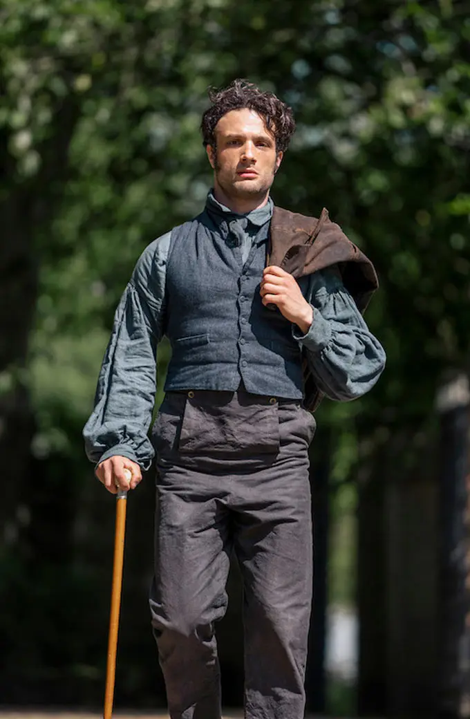 Cosmo Jarvis Persuasion Blue Wool Vest persuasion-captain-frederick-wentworth-vest