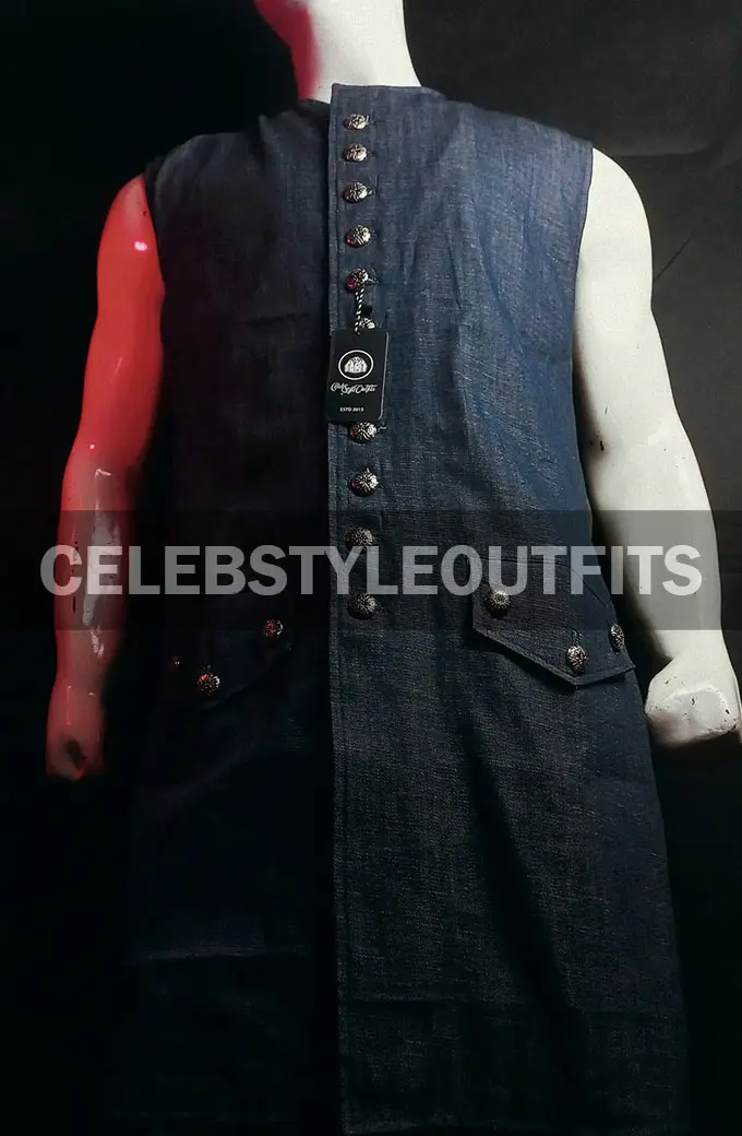 Johnny Depp Jack Sparrow Pirates of Caribbean Cotton Vest pirates-of-caribbean-jack-sparrow-vest