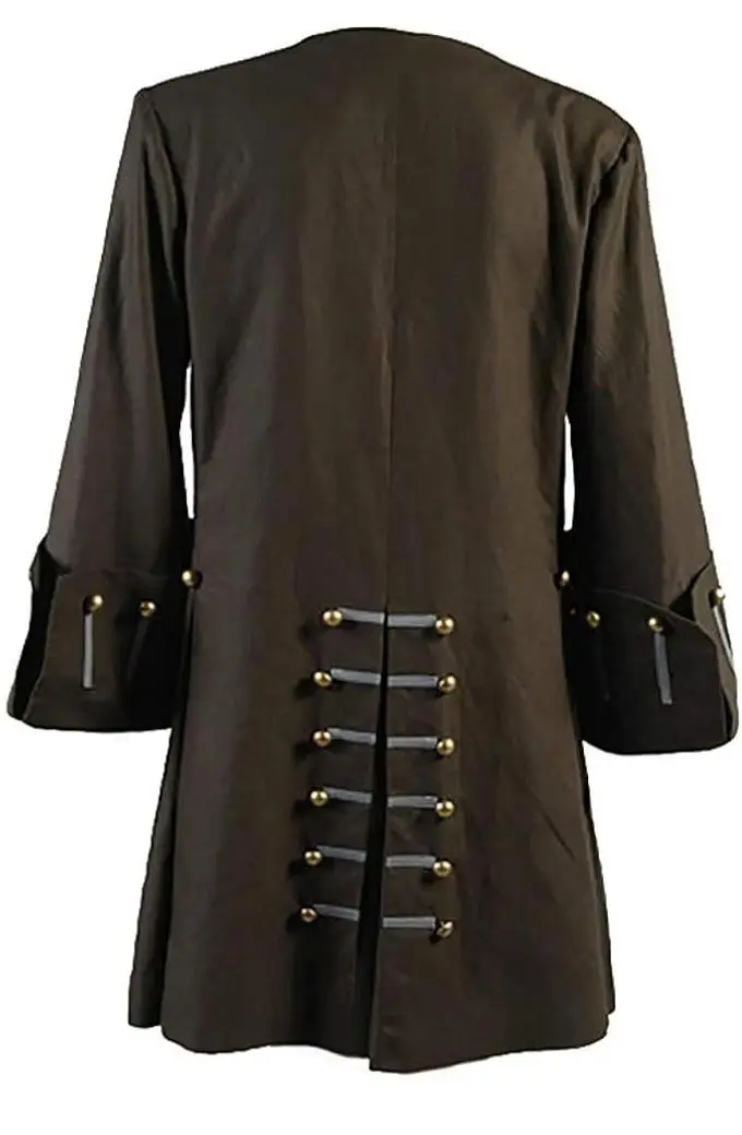 Pirates Of The Caribbean Johnny Depp Jack Sparrow Brown Coat johnny-depp-pirates-of-caribbean-coat
