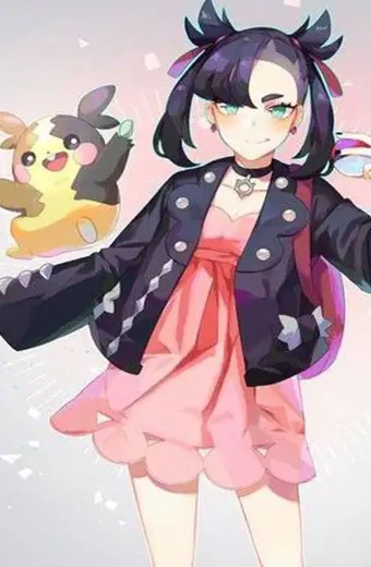Marnie Pokemon Sword and Shield Black Cosplay Leather Jacket