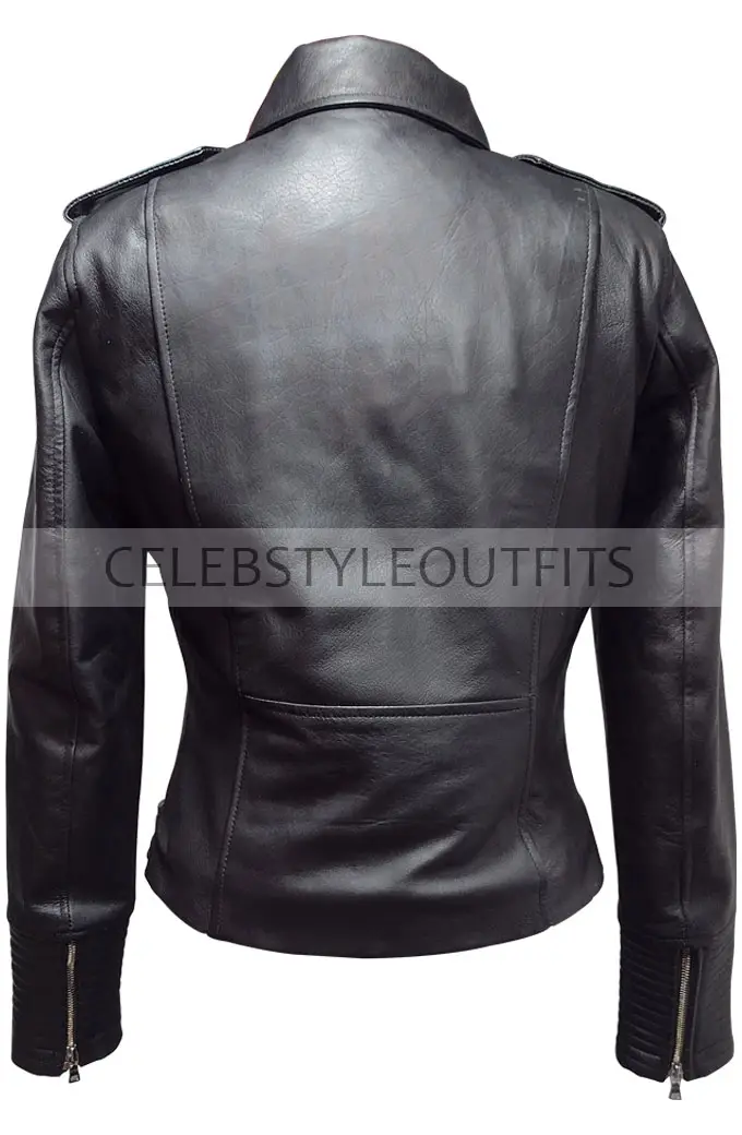 Mary J Blige Monet Power Book II Ghost Black Leather Jacket power-book2-monet-mary-jacket