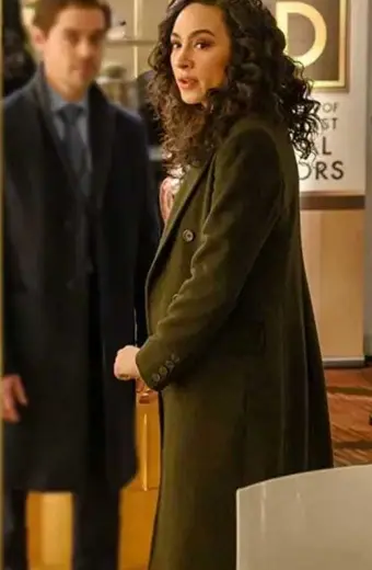 Dani Powell Aurora Perrineau Prodigal Son Green Trench Coat