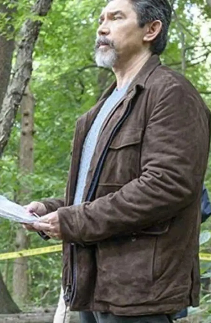 Prodigal Son Gil Arroyo Lou Phillips Brown Suede Jacket lou-diamond-phillips-prodigal-son-jacket