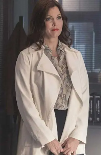 Bellamy Young Jessica Whitly Prodigal Son White Trench Coat