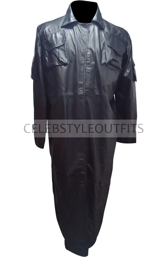 Frank Castle Thomas Jane Punisher Black Long Leather Coat thomas-jane-the-punisher-coat