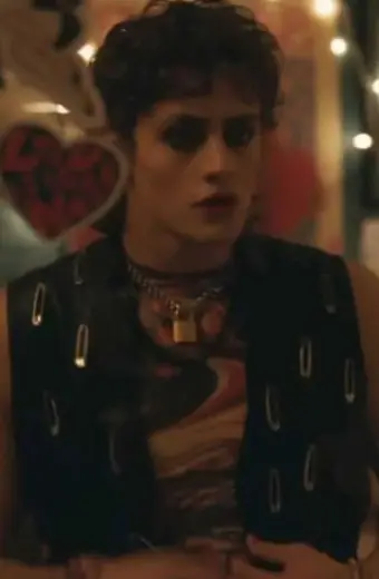 Fin Argus Mingus Queer as Folk TV Series Black Leather Vest fin-argus-queer-as-folk-vest
