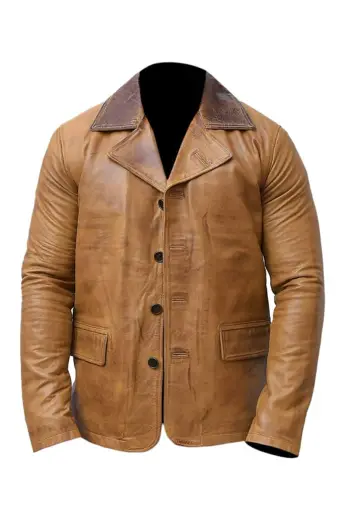 Arthur Morgan Red Dead Redemption Brown Leather Trench Jacket