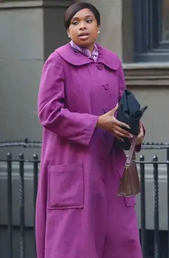 Respect Jennifer Hudson Aretha Franklin Purple Wool Coat respect-jennifer-hudson-coat