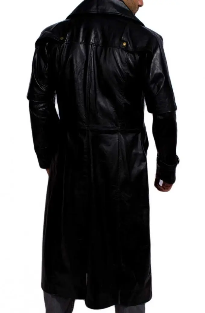 Gabriel Van Helsing Hugh Jackman Belted Black Cosplay Coat hugh-jackman-van-helsing-coat