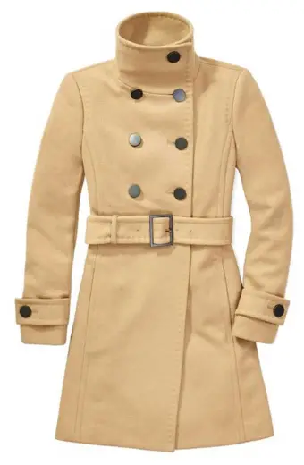 Lili Reinhart Riverdale Betty Cooper Beige Wool Trench Coat