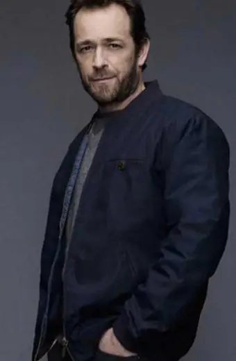 Luke Perry Riverdale Fred Andrews Bomber Black Cotton Jacket