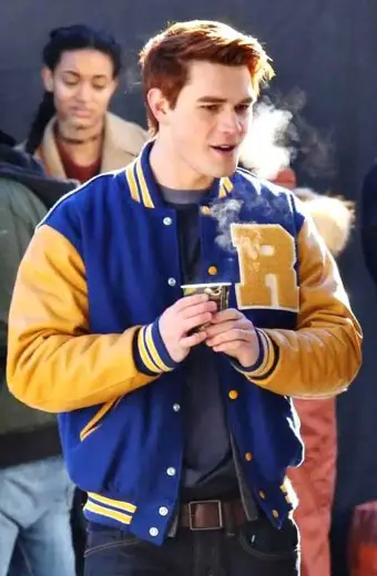 KJ Apa Archie Andrews Riverdale Blue Bomber Varsity Jacket