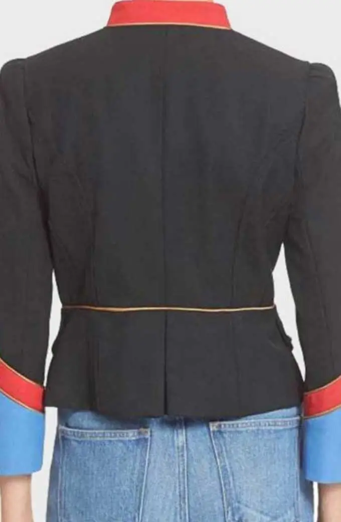 Riverdale TV Show Hayley Law Valerie Brown Black Cotton Jacket hayley-law-riverdale-jacket