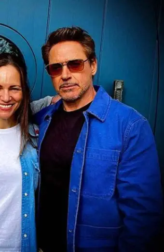 Robert Downey Jr David Letterman Show Blue Denim Jacket