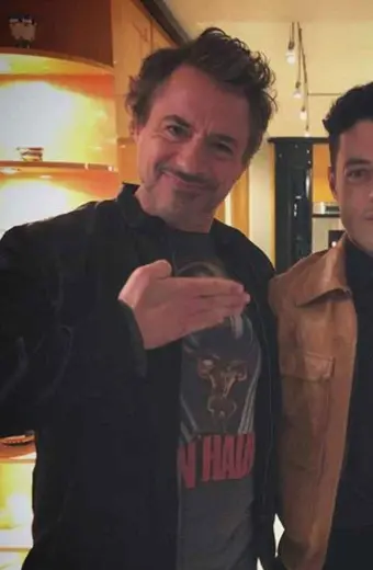 Mens Casual Robert Downey Jr Shirt Style Black Velvet Jacket