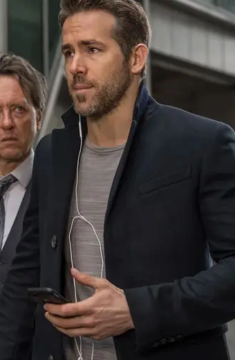 The Hitman's Bodyguard Ryan Reynolds Michael Bryce Wool Coat