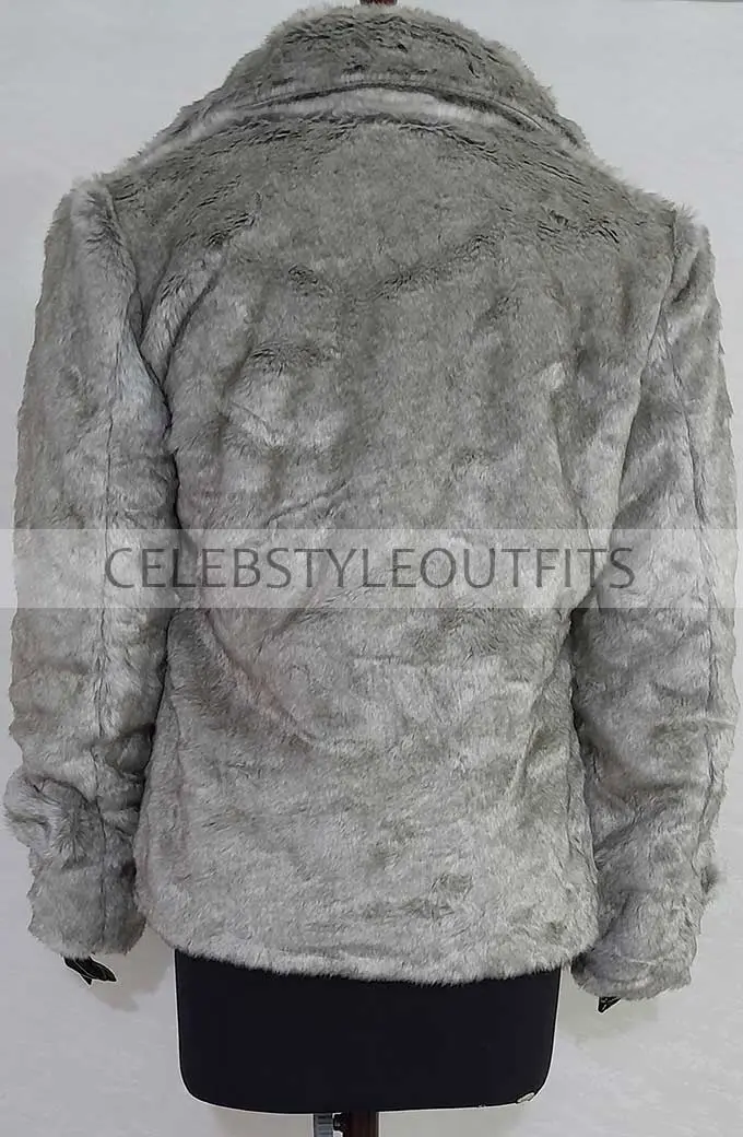 Scarlett Johansson Laura Under The Skin Movie Brown Fur Jacket scarlett-johansson-under-the-skin-jacket