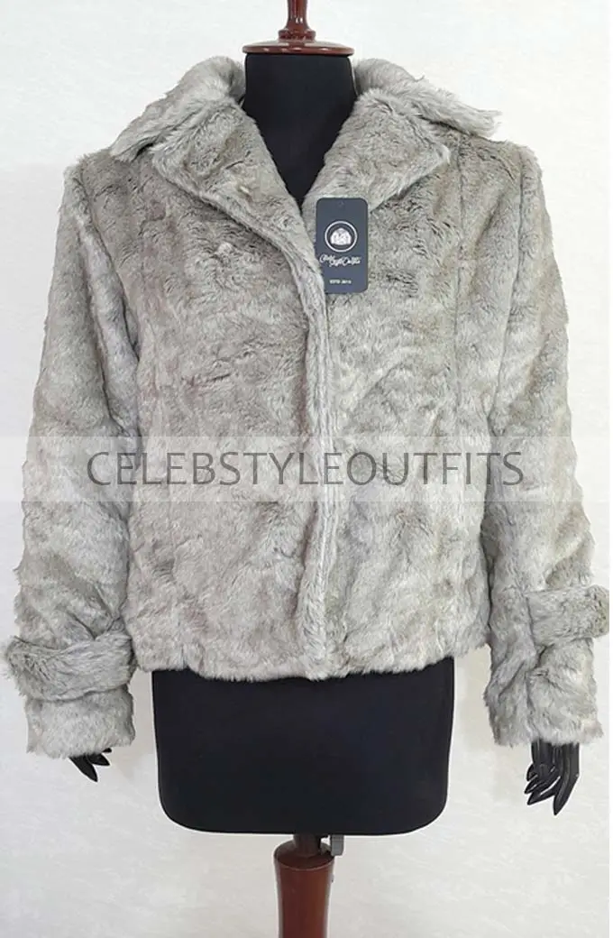 Scarlett Johansson Laura Under The Skin Movie Brown Fur Jacket scarlett-johansson-under-the-skin-jacket