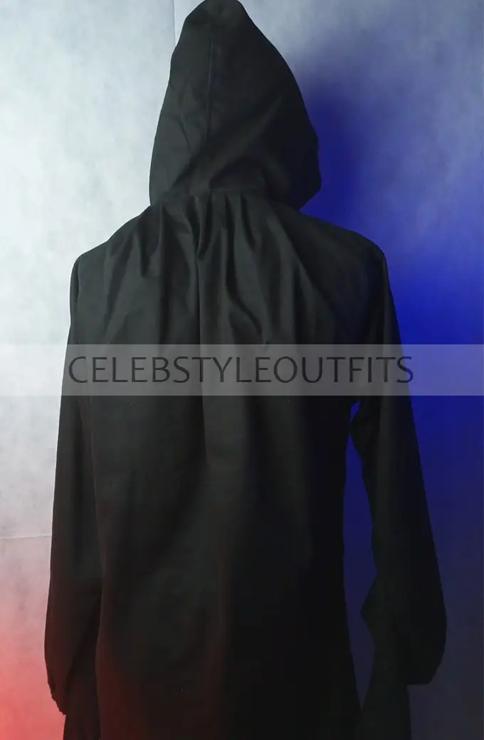 Ghostface Scream Black Cotton Coat scream-ghostface-black-coat