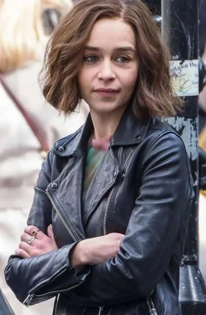 Secret Invasion Emilia Clarke Abigail Brand Black Leather Jacket secret-invasion-emilia-clark-jacket