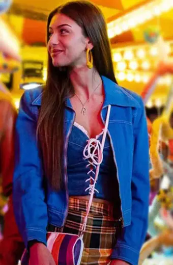Mimi Keene Sex Education Ruby Matthews Blue Cotton Jacket