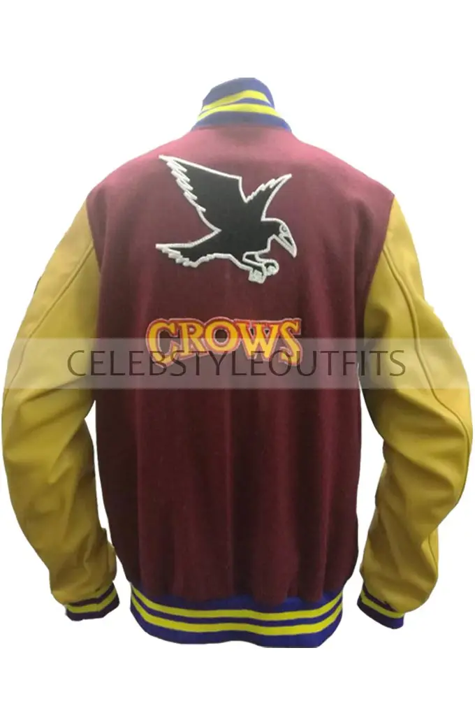 Clark Kent Smallville Superman Tom Welling Varsity Jacket smallville-crows-varsity-letterman-jacket