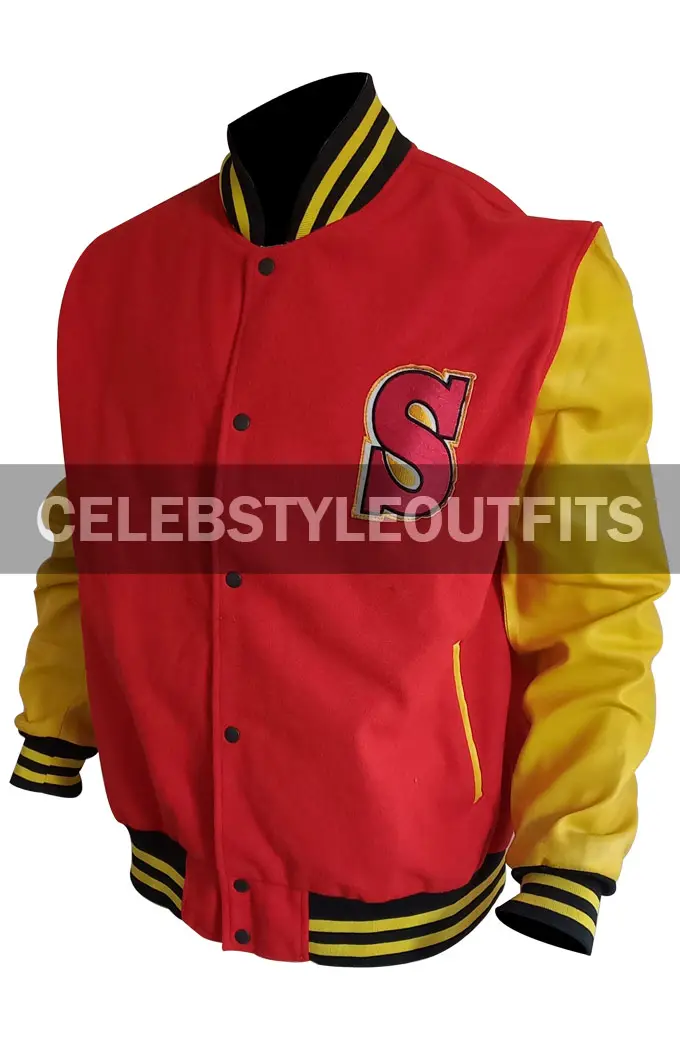 Clark Kent Smallville Superman Tom Welling Varsity Jacket smallville-crows-varsity-letterman-jacket