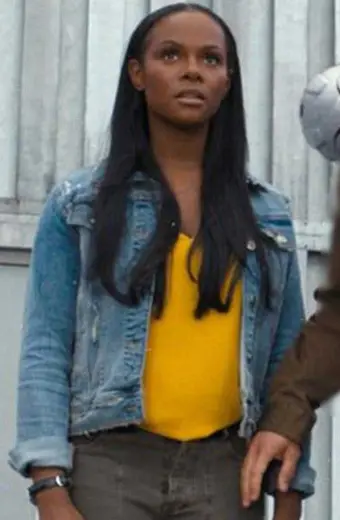 Tika Sumpter Maddie Wachowski Sonic Hedgehog Blue Denim Jacket