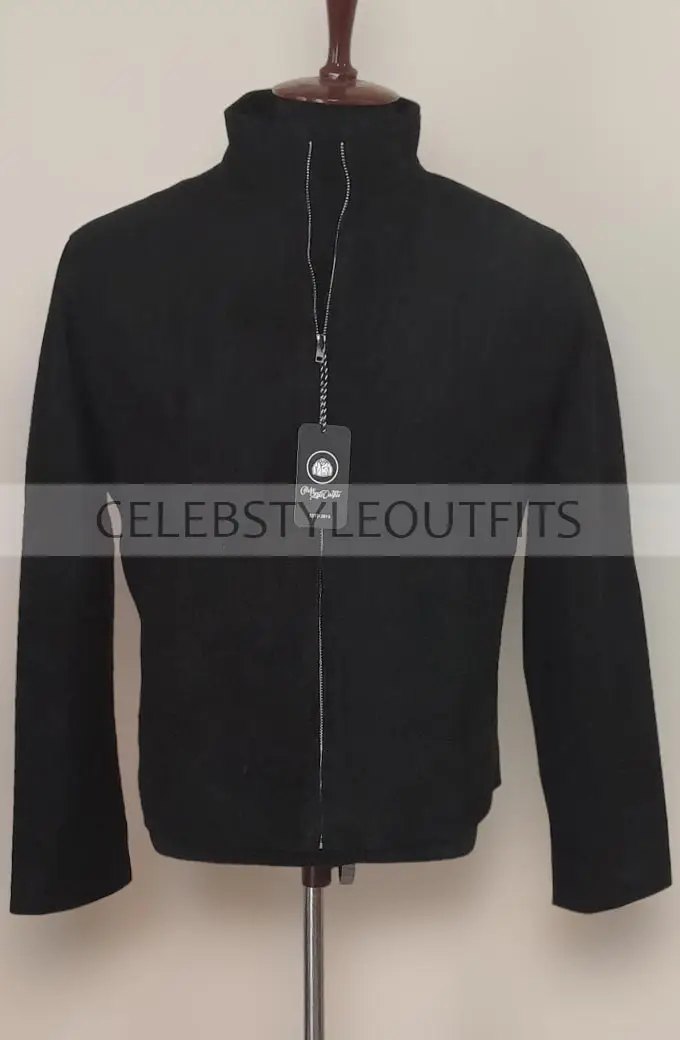 James Bond Daniel Craig Spectre Bomber Black Cotton Jacket spectre-daniel-craig-black-jacket