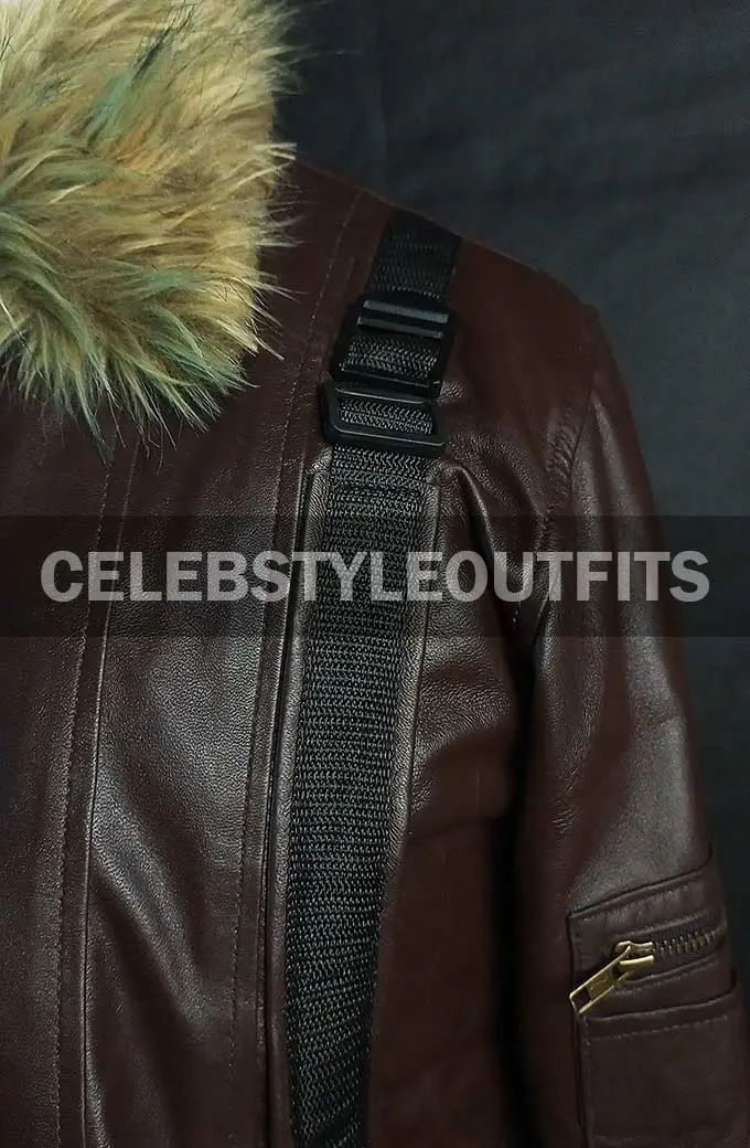 Adrian Toomes Michael Keaton Spider-Man Vulture Fur Jacket adrian-toomes-spiderman-homecoming-jacket