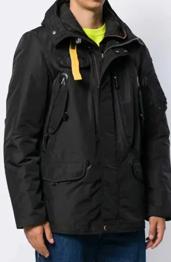 Evan Roderick Spinning Out Justin Davis Black Hooded Jacket