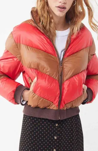 Willow Shields Spinning Out Serena Baker Quilted Puffer Jacket
