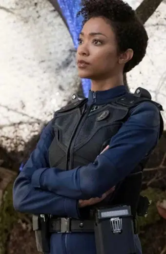 Star Trek Discovery Sonequa Martin Warriors Black Leather Vest