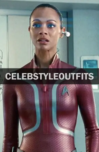 Zoe Saldana Star Trek Beyond Nyota Uhura Maroon Cosplay Jacket