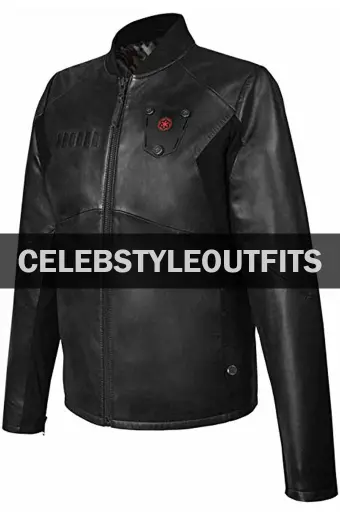 Imperial Pilots Star Wars Tie Fighter Black Leather Jacket