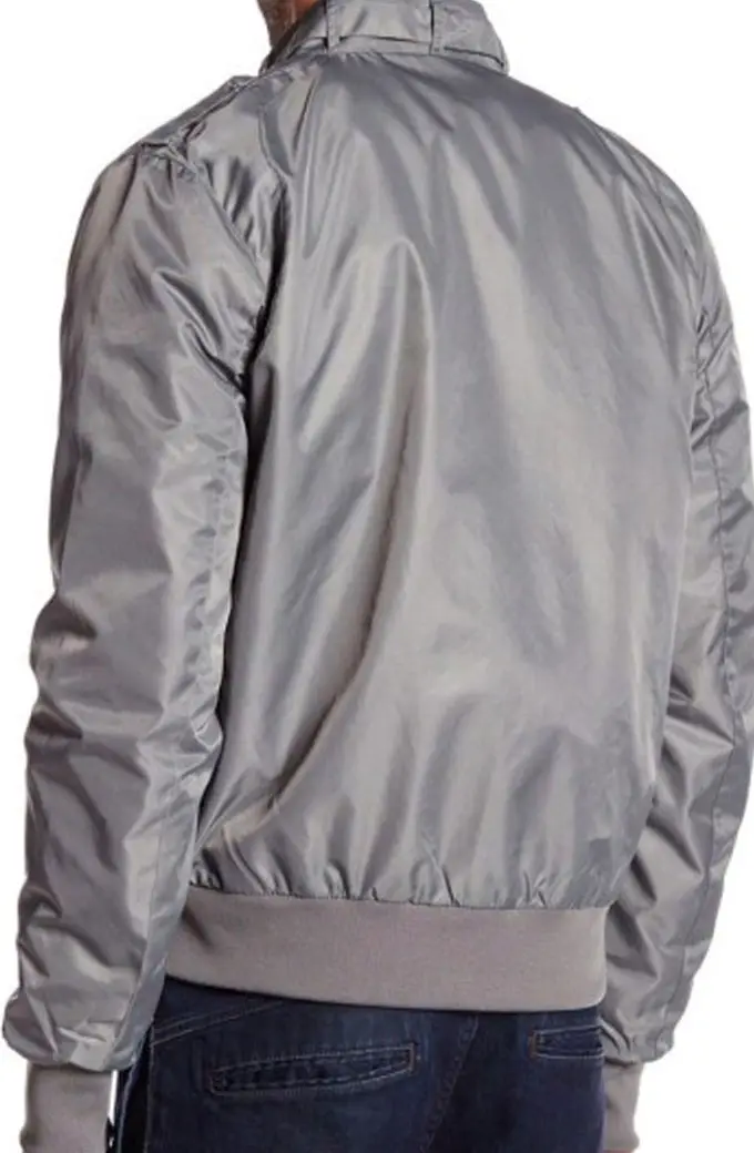 Joe Keery Steve Harrington Stranger Things Grey Bomber Jacket stranger-things-joe-keery-jacket