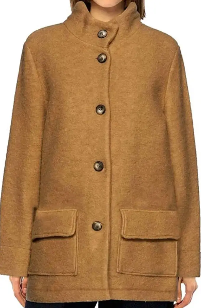 Stranger Things Nancy Wheeler Natalia Dyer Brown Wool Coat natalia-stranger-things-coat