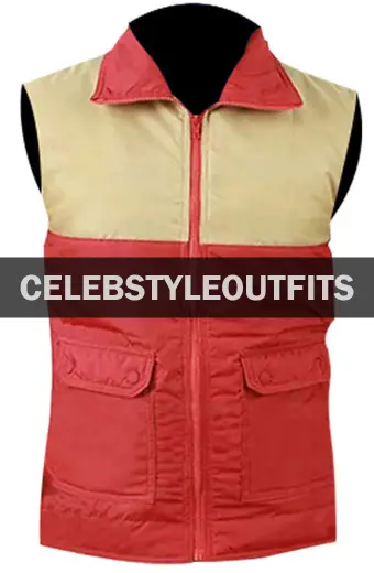 Stranger Things Noah Schnapp Will Byers Mens Red Satin Vest noah-schnapp-stranger-things-vest