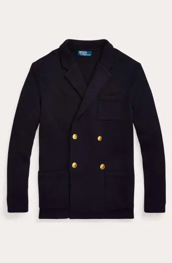 Logan Roy Brian Cox Succession TV Series Black Wool Cardigan