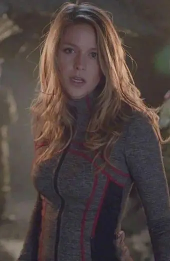 Melissa Benoist Supergirl TV Show Red Daughter Track Jacket