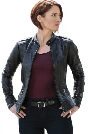 Alex Danvers Supergirl Chyler Leigh Biker Black Leather Jacket