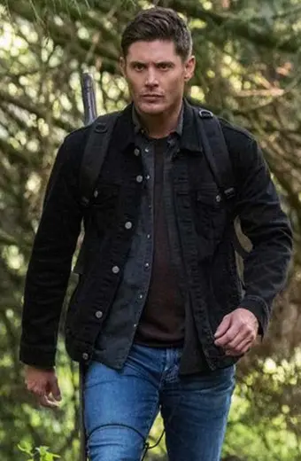 Jensen Ackles Supernatural Dean Winchester Black Cotton Jacket supernatural-dean-winchester-cotton-jacket