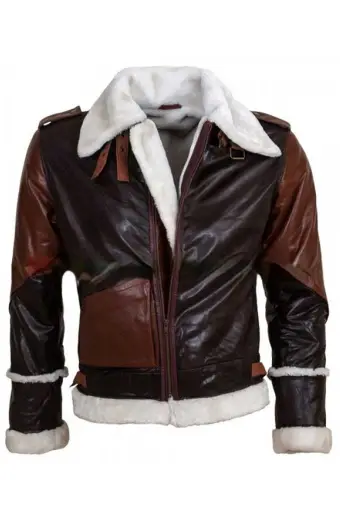 Rocky Balboa Sylvester Stallone Aviator Brown Bomber Jacket