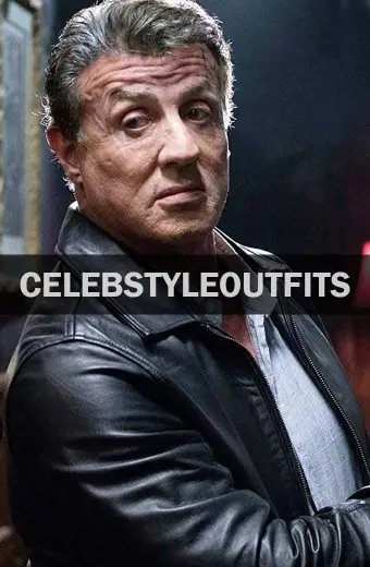 Ray Breslin Escape Plan Sylvester Stallone Black Bomber Jacket