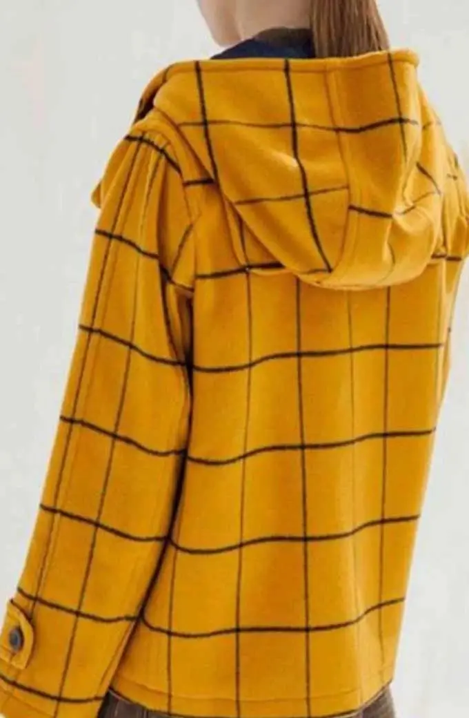 Paddington Bear Taylor Swift Singer Yellow Wool Duffle Coat singer-taylor-swift-yellow-duffle-coat